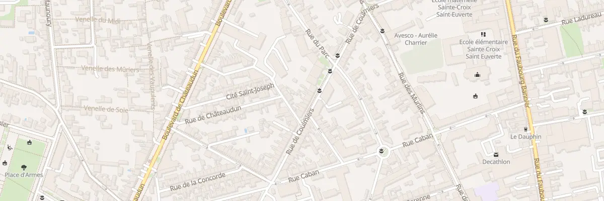 Plan du 81 Rue de Coulmiers à Orléans
