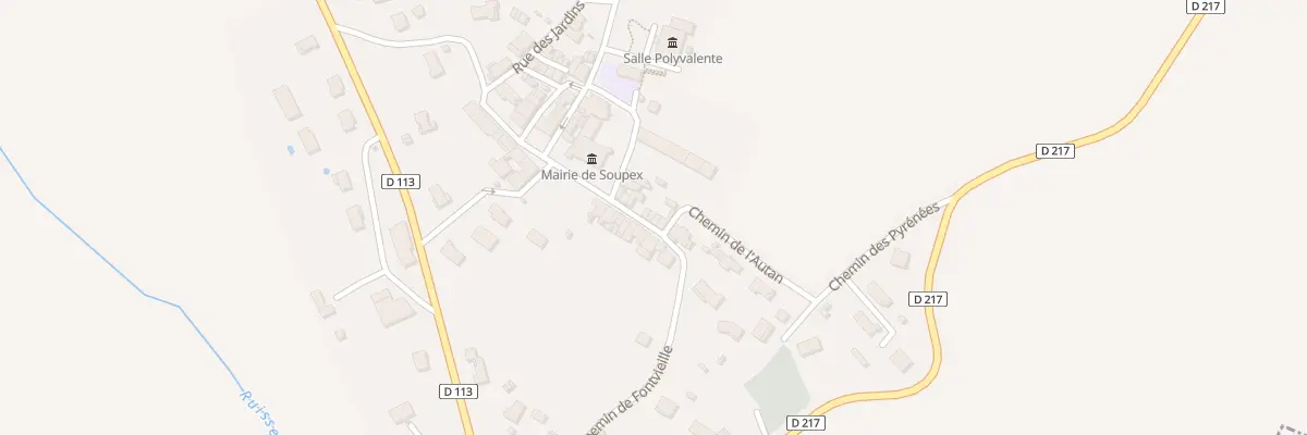 Plan du 39 Le Village à Soupex