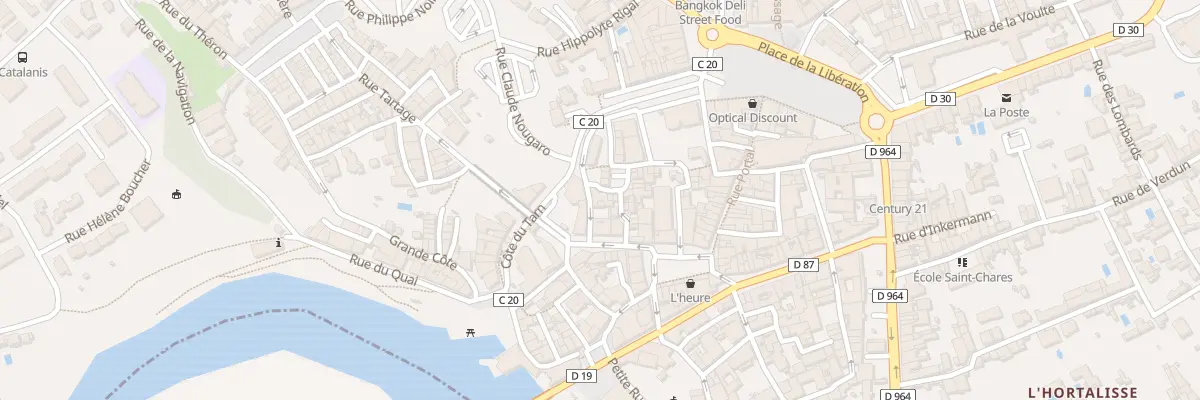 Plan du 4 Rue Foulcraud à Gaillac