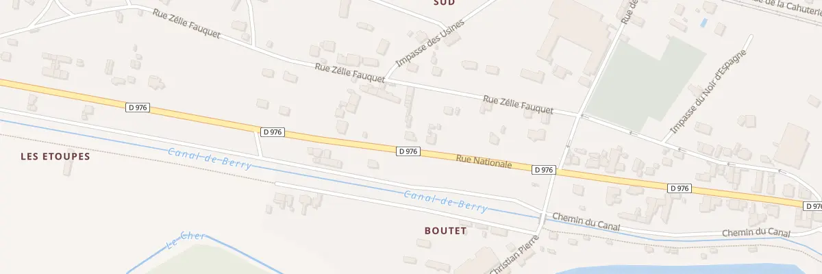 Plan du 40 Rue Nationale à Châtres-sur-Cher