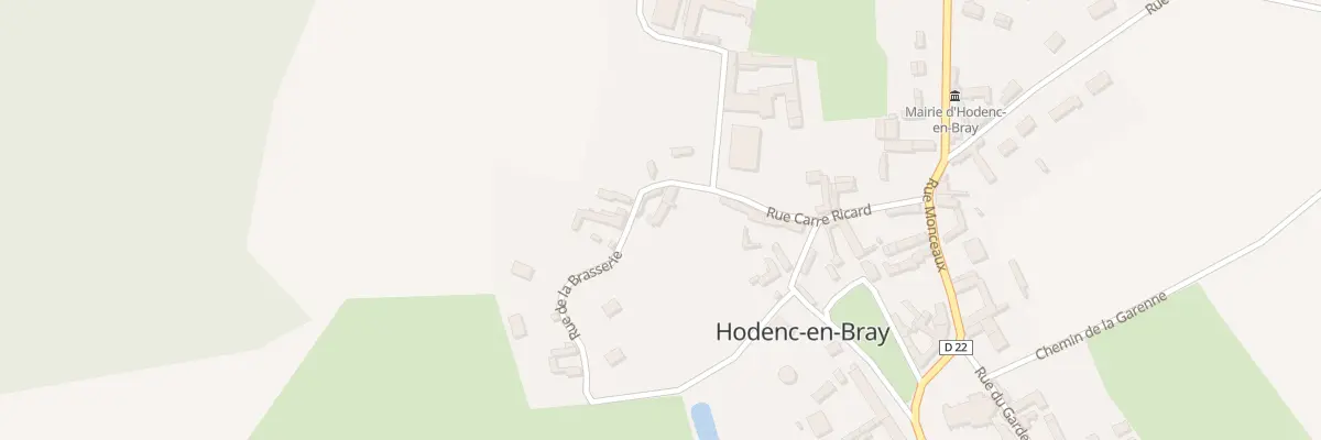 Plan du 3 Rue de la Brasserie à Hodenc-en-Bray