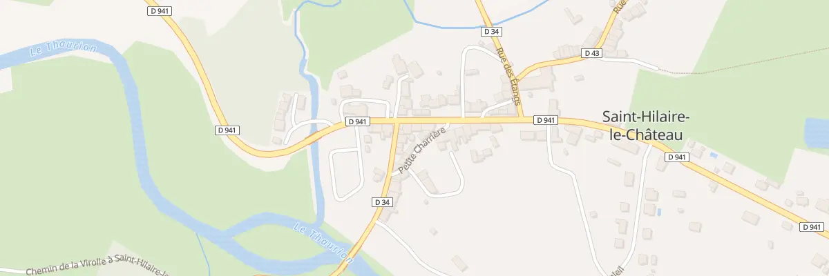Plan du 6 Grand Rue à Saint-Hilaire-le-Château