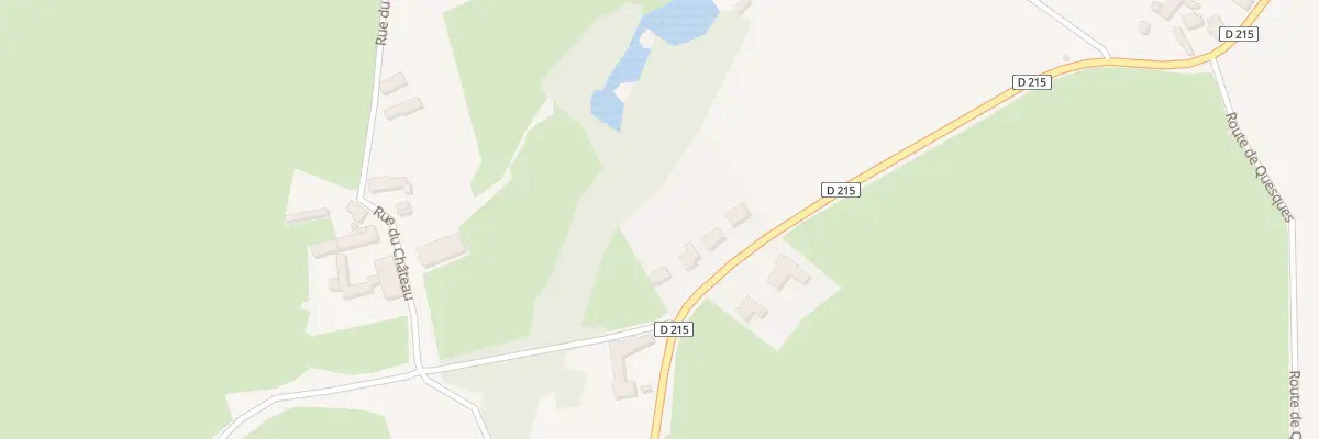 Plan du 11 Rte de Surques à Brunembert