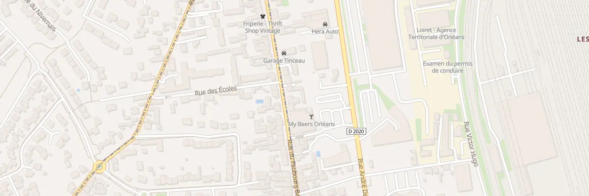 Plan du 358 Rue du Faubourg Bannier à Fleury-les-Aubrais