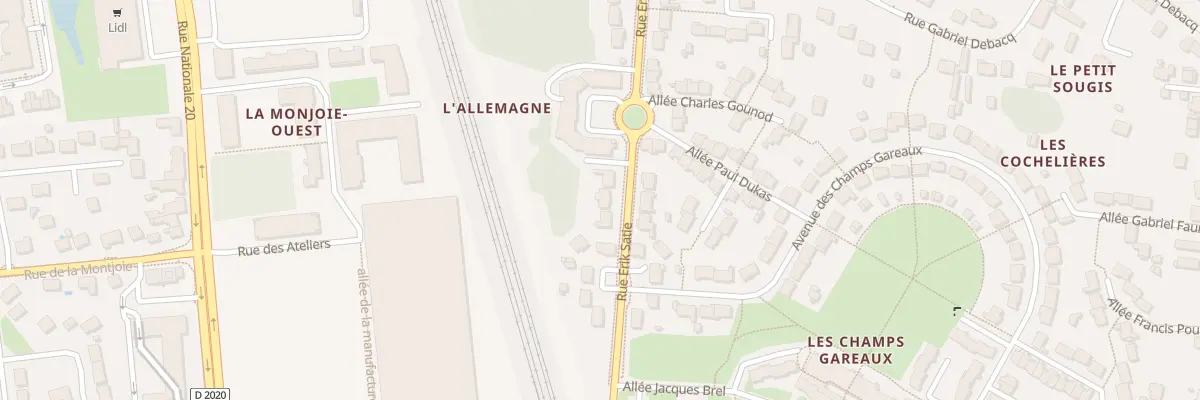 Plan du 245 Rue Erik Satie à Saran