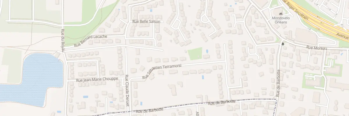 Plan du 15 Rue Sébastien Terramorsi à Orléans