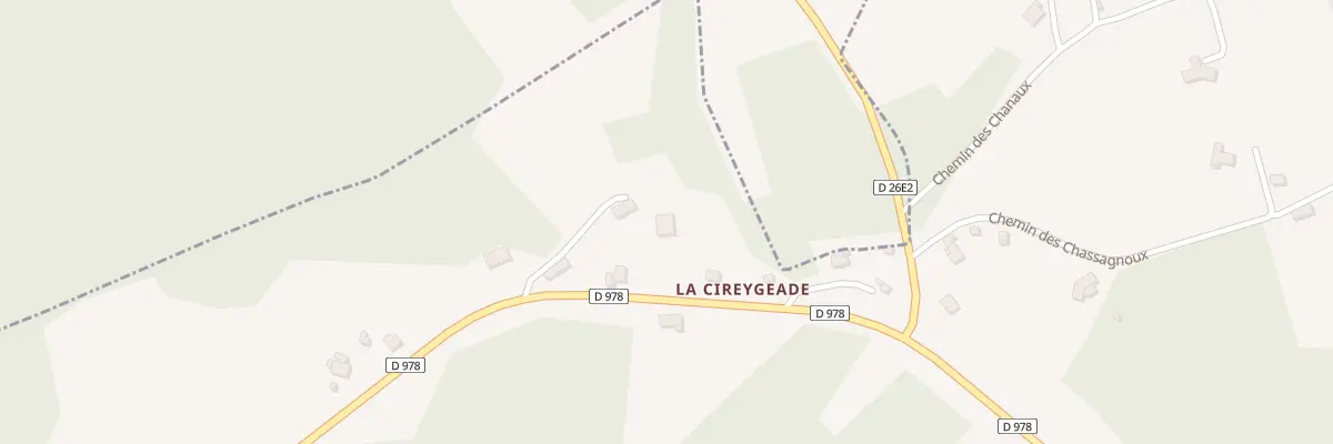 Plan du 5260 La Cireyjade à Saint-Martial-de-Gimel