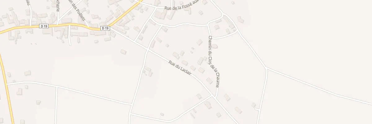 Plan du 13 Rue du Laclair à Genouilly