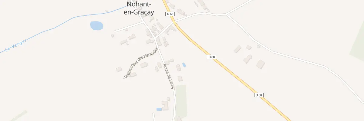 Plan du 10 Rte de Lenay à Nohant-en-Graçay