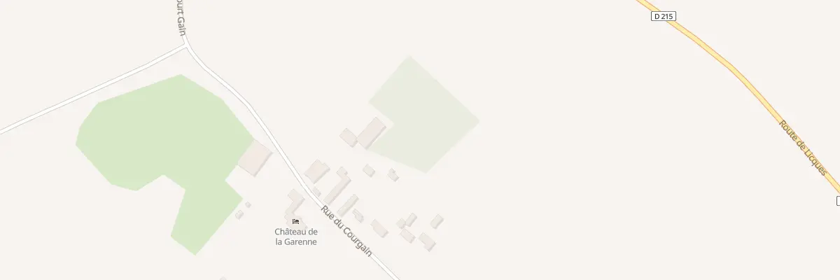 Plan du 396 Rue du Courgain à Campagne-lès-Guines