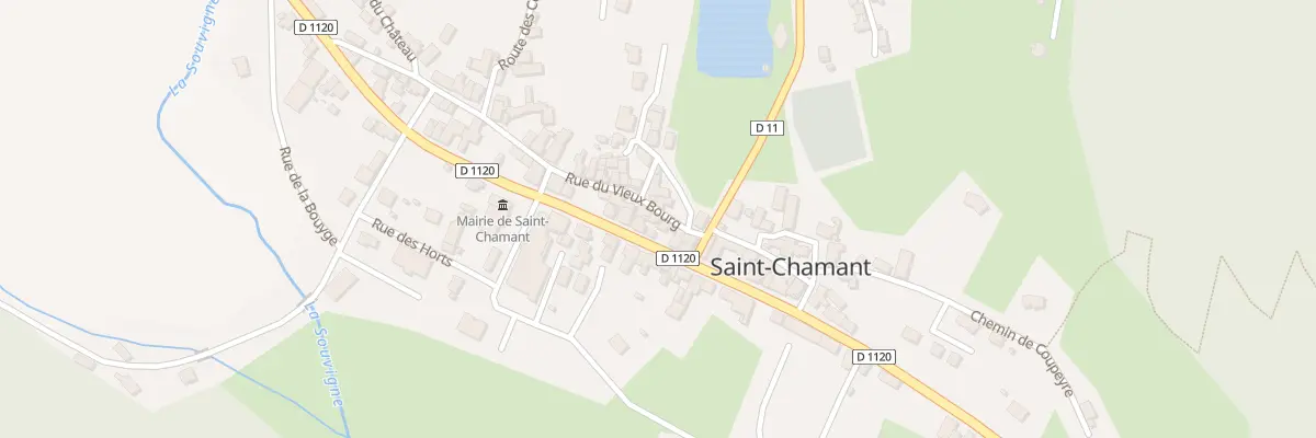 Plan du 5082 Le Bourg à Saint-Chamant
