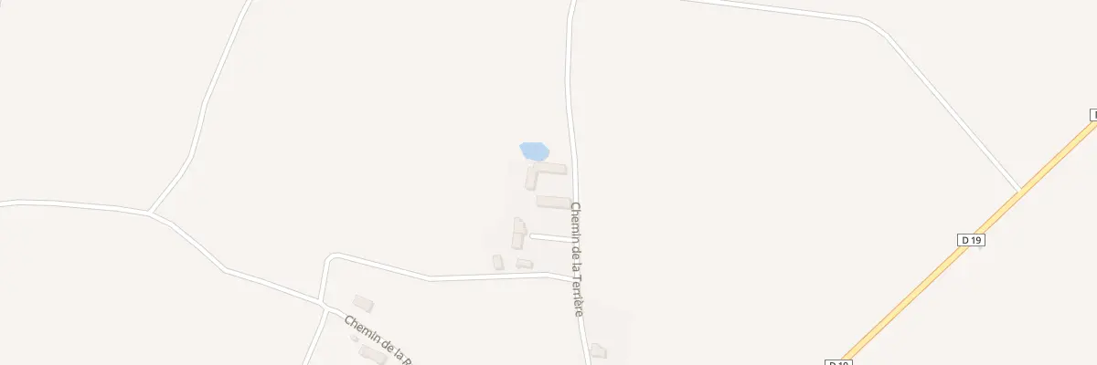 Plan du 13 Che de la Terriere à Genouilly