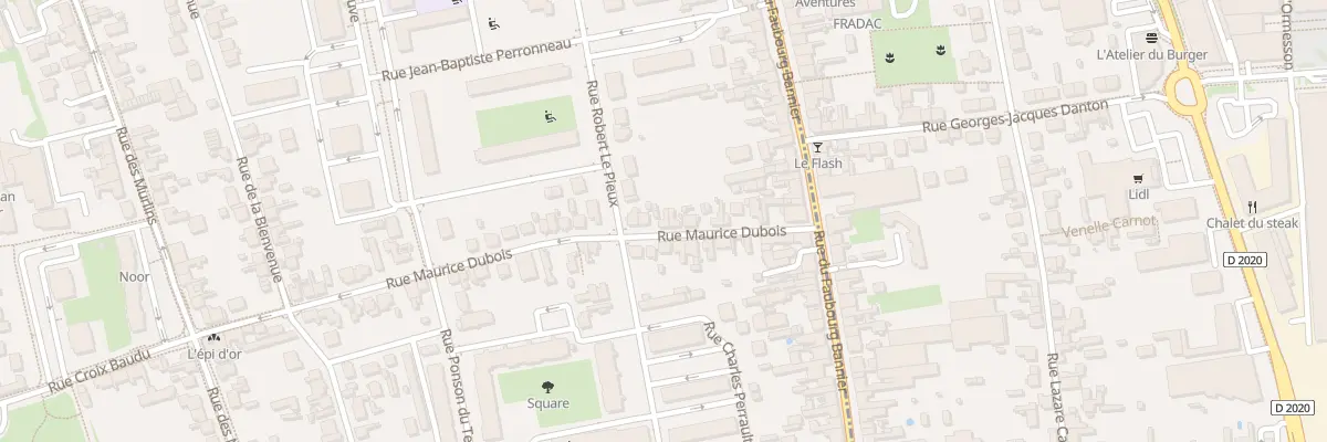 Plan du 10T Rue Maurice Dubois à Orléans