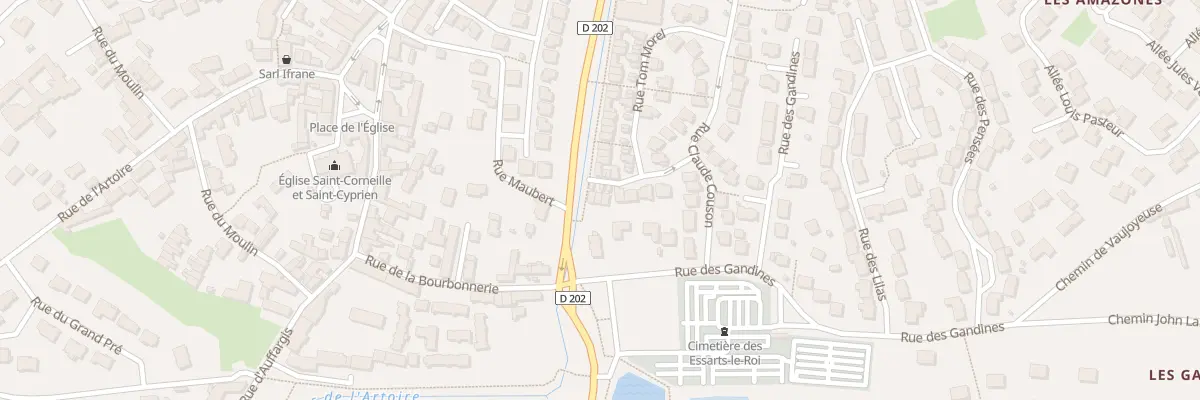Plan du 11 All Capitaine Anjot aux Essarts-le-Roi
