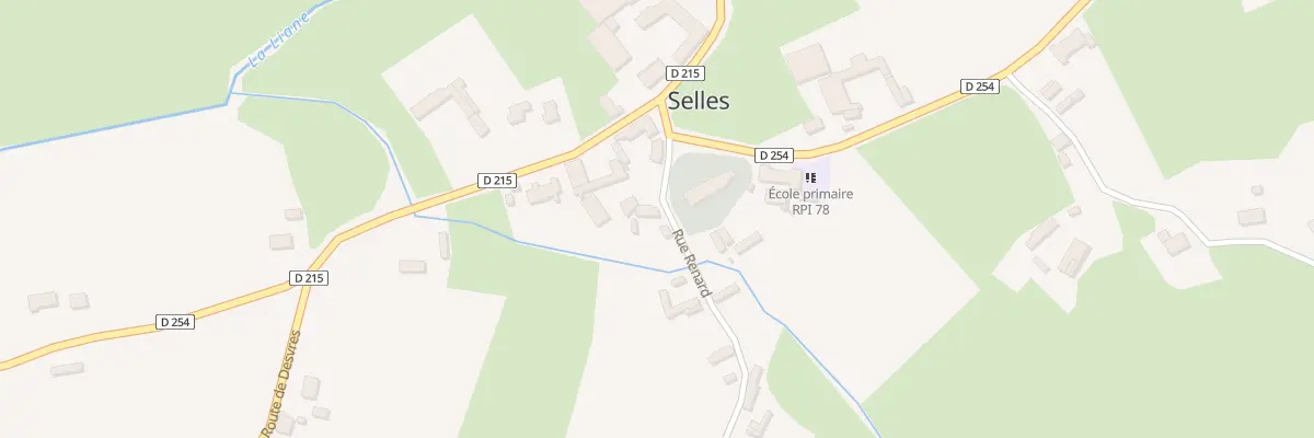 Plan du 4 Rue Renard à Selles