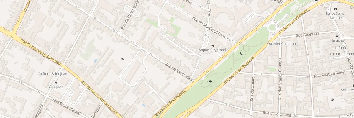 Plan du 14 Rue Xaintrailles à Orléans