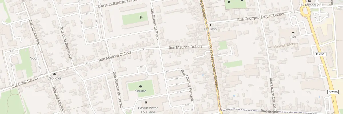 Plan du 13 Rue Maurice Dubois à Orléans