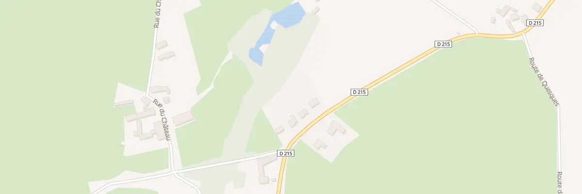 Plan du 13 Rte de Surques à Brunembert
