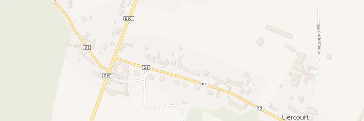Plan du 157 Rue du Gen Leclerc à Liercourt