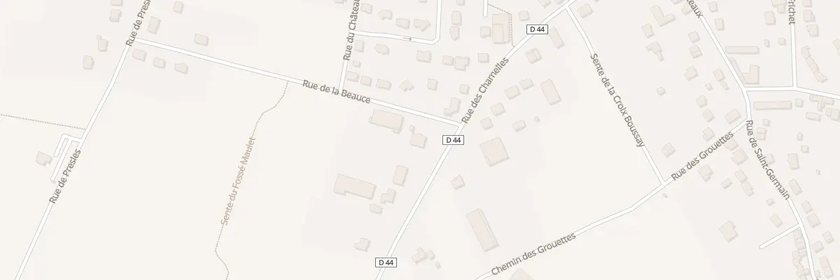 Plan du 22 Rue des Charnelles à Bouafle