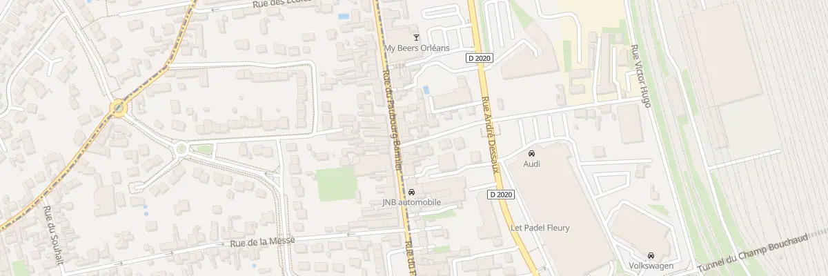 Plan du 342 Rue du Fbg Bannier à Fleury-les-Aubrais