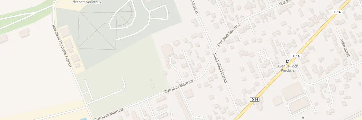 Plan du 122 Rue Jean Mermoz aux Mureaux