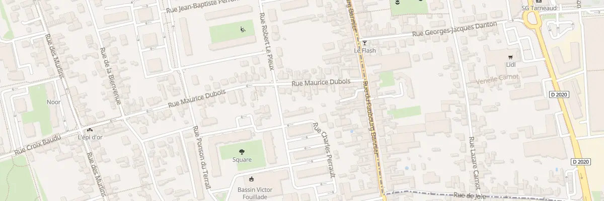 Plan du 11 Rue Maurice Dubois à Orléans