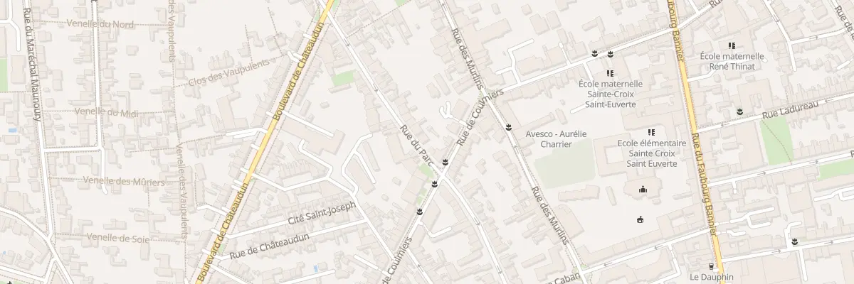Plan du 22 Rue du Parc à Orléans