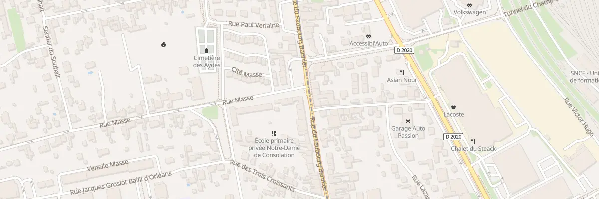 Plan du 329 Rue du Faubourg Bannier à Orléans