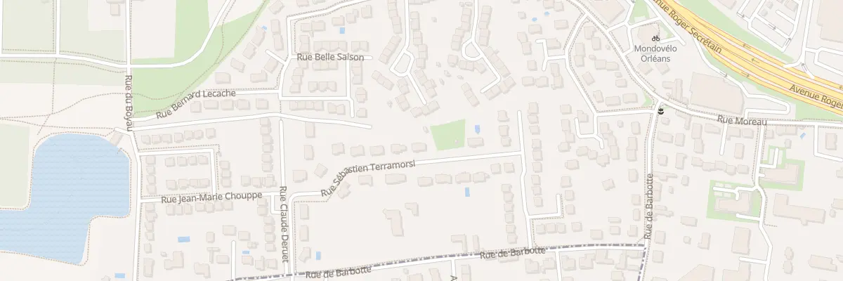 Plan du 17 Rue Sébastien Terramorsi à Orléans