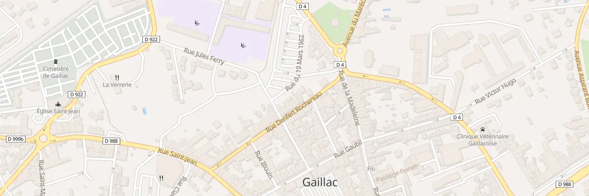 Plan du 49 Rue Denfert Rochereau à Gaillac