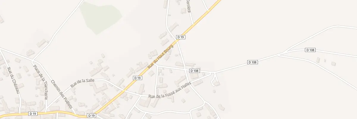 Plan du 1 Rte de Dampierre à Genouilly
