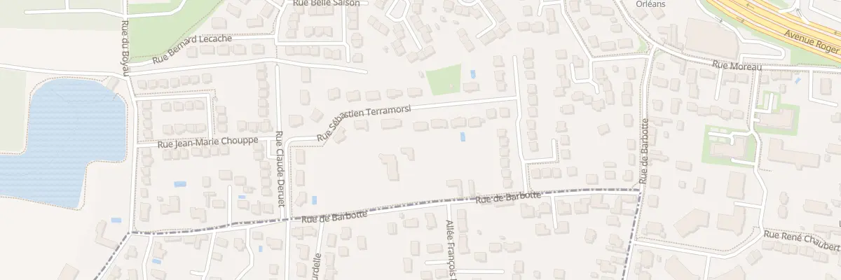 Plan du 16 Rue Sébastien Terramorsi à Orléans