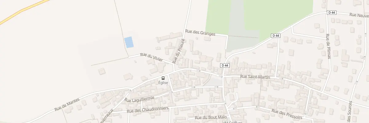 Plan du 4 Rue du Prieuré à Bouafle