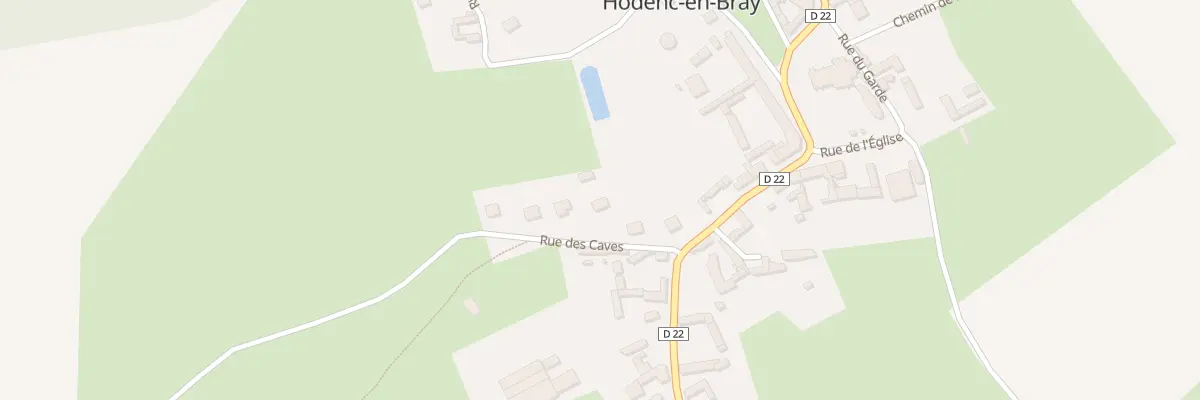 Plan du 4 Rue des Caves à Hodenc-en-Bray