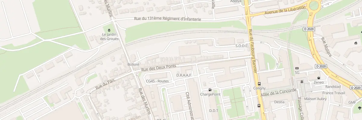 Plan du 16 Rue des Deux Ponts à Orléans