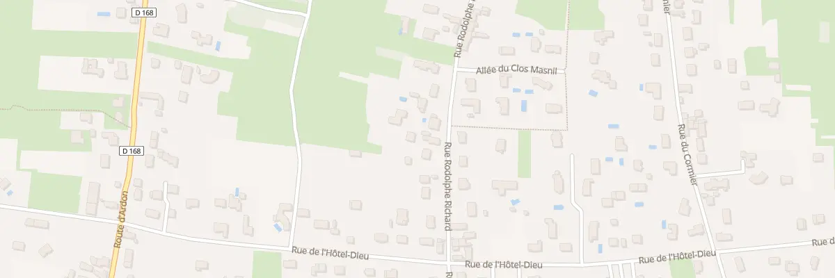 Plan du 1638 Rue Rodolphe Richard à Olivet