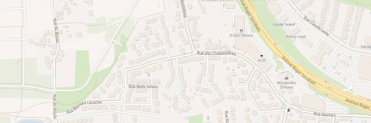 Plan du 3 Rue Bernard Lecache à Orléans