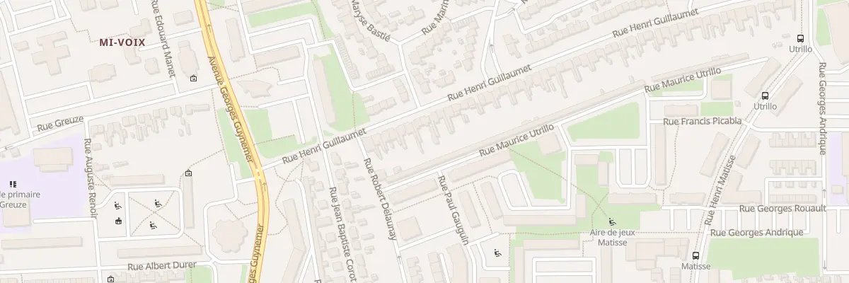 Plan du 14 Rue Henri Guillaumet à Calais