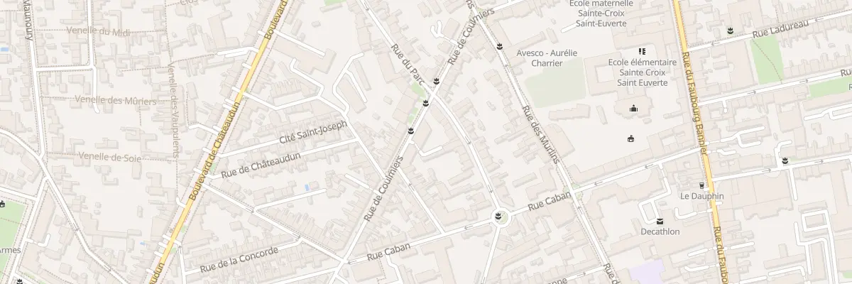 Plan du 70 Rue de Coulmiers à Orléans