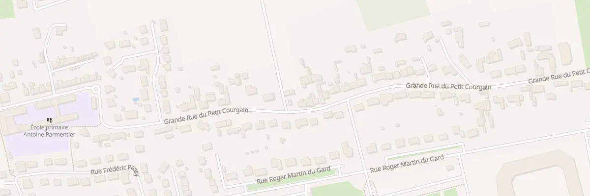 Plan du 1717 Gr Grande Rue Petit Courgain à Calais