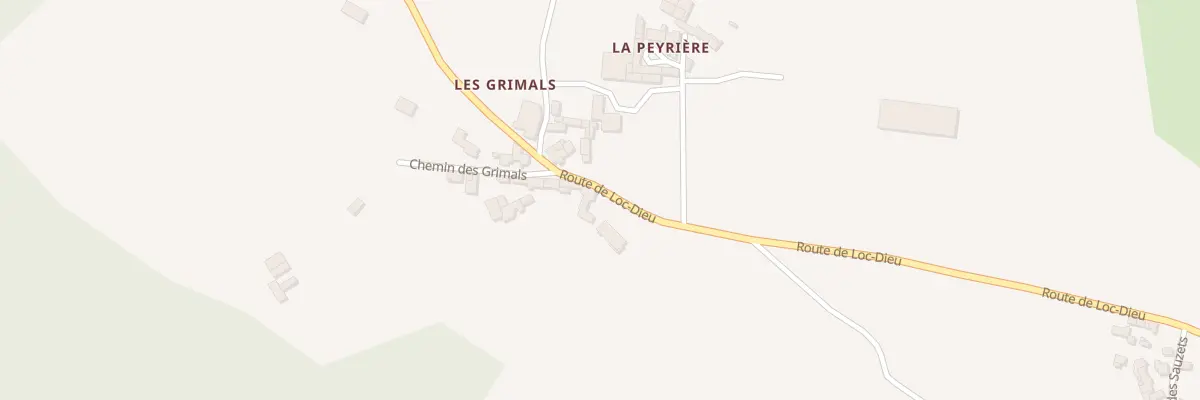 Plan du 5337 Les Grimals à Martiel