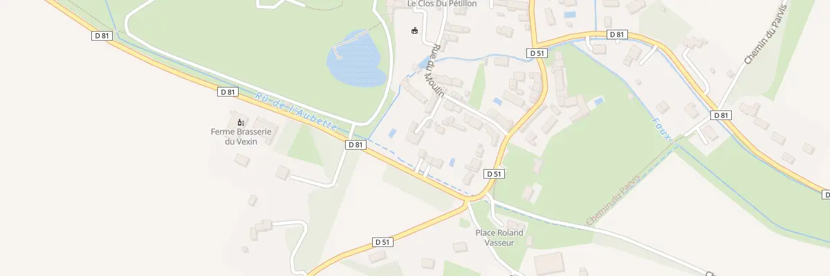 Plan du 4 Rle aux Juifs à Théméricourt