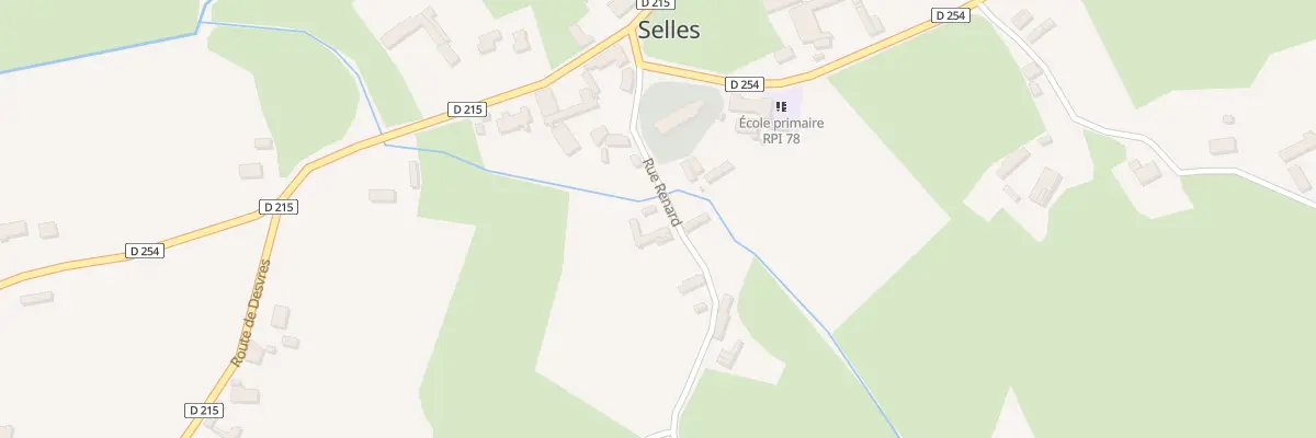 Plan du 6 Rue Renard à Selles