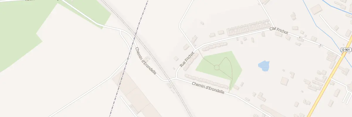 Plan du 9010 Rue Frichot à Pont-Remy