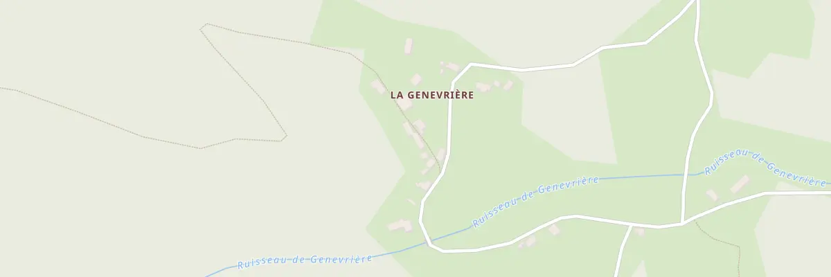 Plan du 5243 La Genevriere à Saint-Chamant