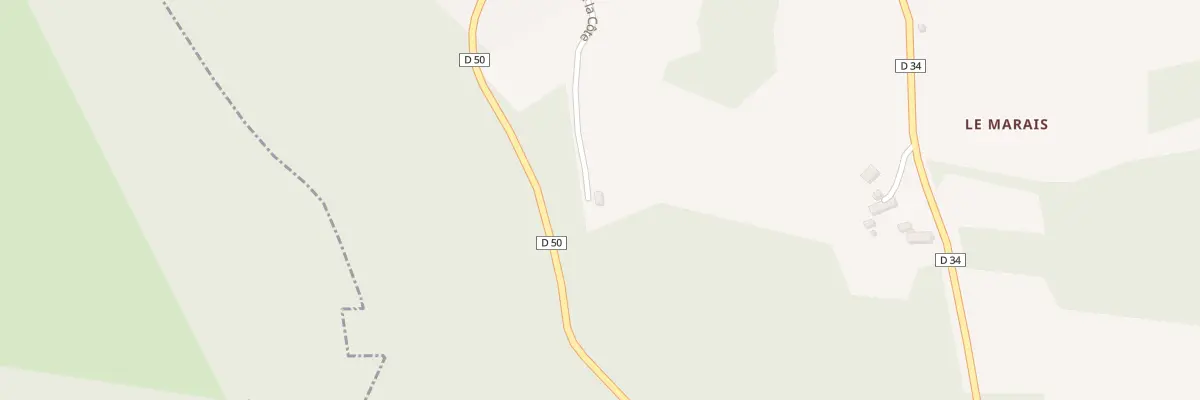 Plan du 1 Imp de la Cote à Maisonnisses
