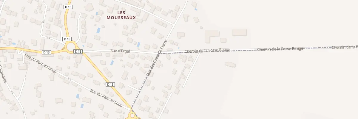 Plan du 6 Che de la Fosse Rouge à Maurepas