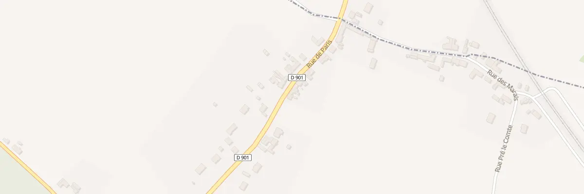 Plan du 153 Rue de Paris à Liercourt