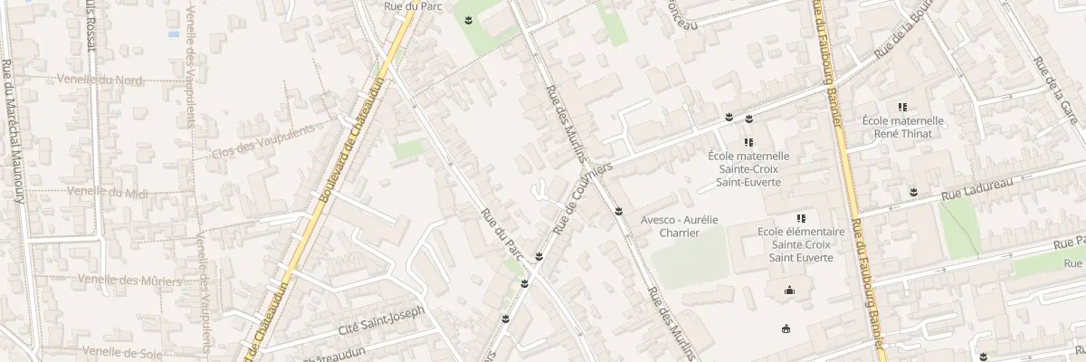 Plan du 93 Rue de Coulmiers à Orléans